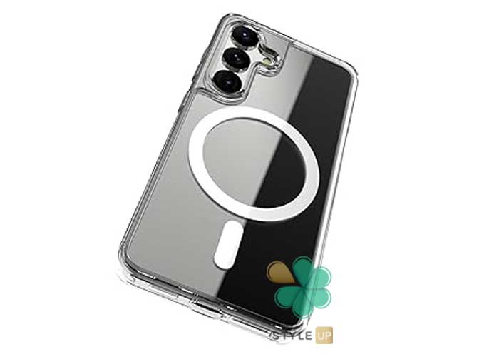 مشخصات کیس گوشی شفاف مگ سیف دار برای Samsung Galaxy S25 - پوشش کامل بدنه